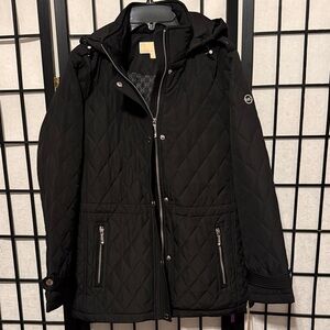Michael Kors Black Quilted Puffer Jacket